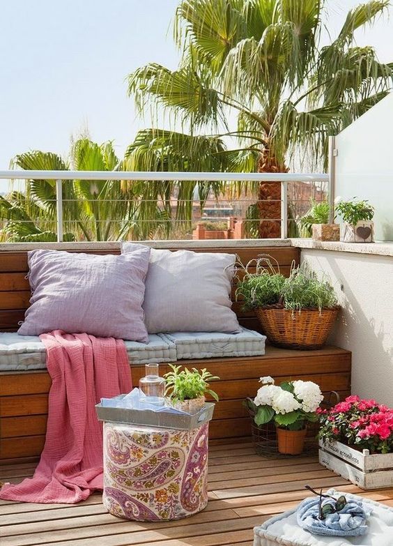 Cómo decorar terrazas pequeñas con encanto y muy originales